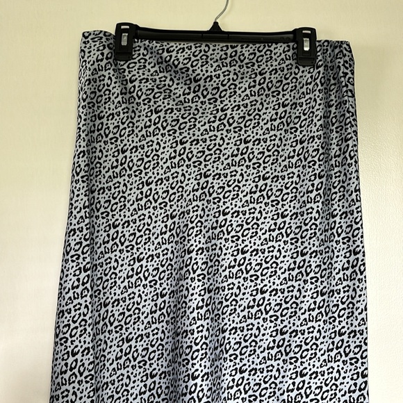 Satin Midi Skirt - Picture 2 of 3